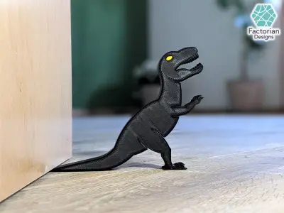 Dino doorstopper T-Rex style Free 3D print model