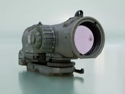 Elcan SpecterDR Low-poly 3D model