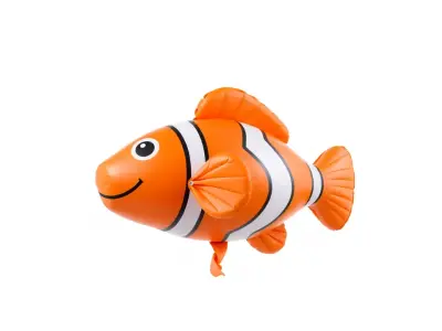 Inflatable Clownfish Balloon Model Pack Low-poly 3D model