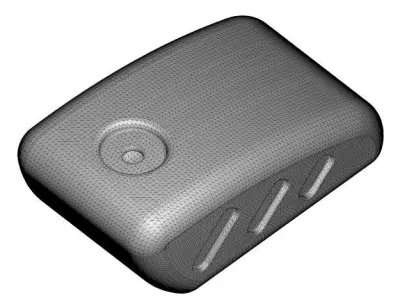 Steel Bike Fuel Tank 3D model