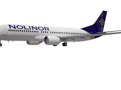 Nolinor Aviation 737 Aircraft 3D model