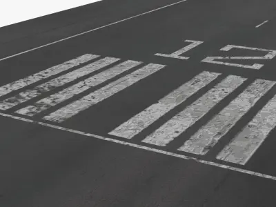 Private airstrip 3D model