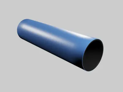 HDPE pipes for cable B highpoly 3D model