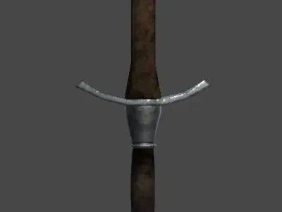Two Hand Sword1 Low-poly 3D model