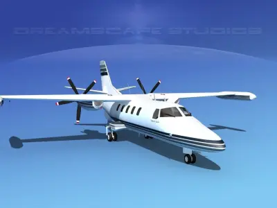 Dreamscape AF-46 Turbo Star Executive V11 3D model