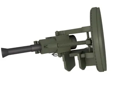 RMS6L 120 Mortar System 3D model