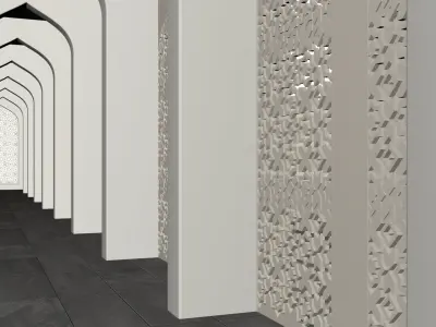 BAITUL MUKARRAM MOSQUE 3D model