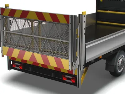 Iveco Daily Dropside Tail Lift 2018 3D model