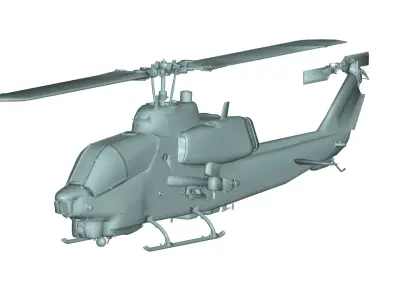 Bell AH-1 SuperCobra 3D model