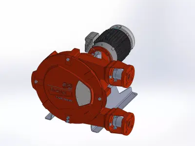 Bredel - SPX32 - Watson Marlow Peristaltic Pump 3D model