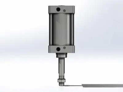 Cilindro SMC MDBB125-125Z Cylinder 3D model