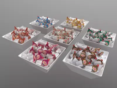 Coffee Creamers Pack - High-Quality 3D Models 3D model