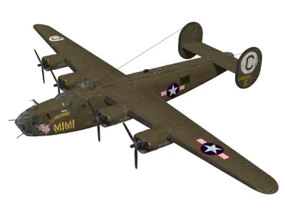 consolidated B24D liberator 3D model