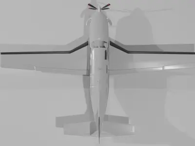 Plain Piper PA-46 3D Model Free 3D model
