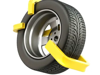 Wheel Clamp 3D model