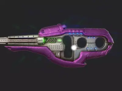 Covenant Carbine Low-poly 3D model
