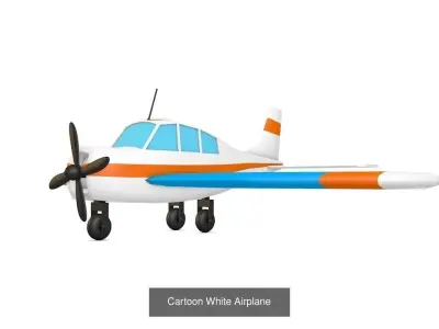 Lowpoly Airplanes Set toy airplane 3D Model Collection