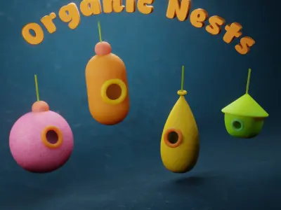 Bird Nest - Houses Pack 3D model