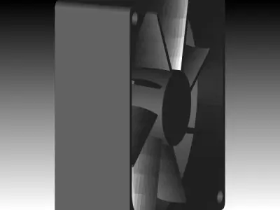 Computer fan Free 3D model