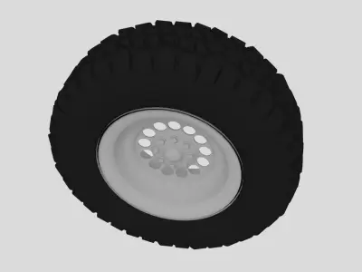 Offroad Tire 3D model