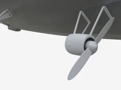 Airship Gindenburg 3D model