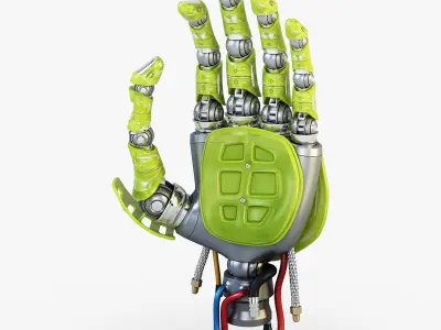 Bio robotic hand v 2 3D model