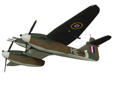 Westland Whirlwind 3D model