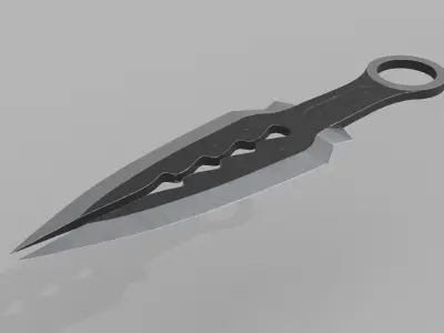 Shuriken Throw Dart PBR Next Generation Cold Weapon 4K Texture 3D model