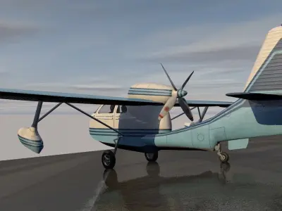 Republic RC-3 Seabee 3D model