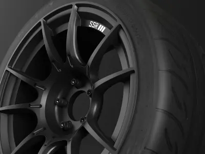 SSR GTX01 Low-poly 3D model