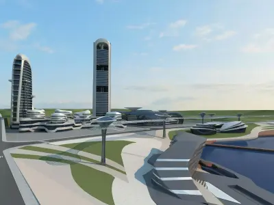  Office Building 2 3D model