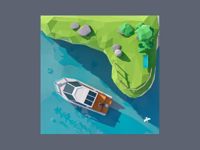 land 92A Low-poly 3D model