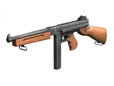 WW2 Submachine guns - Collection 3D model