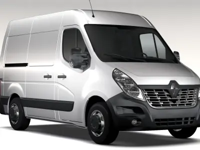 Renault Master L1H2 Van 2017 3D model