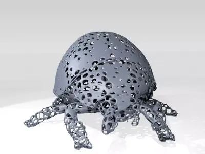 Ladybird Voronoi 3D model