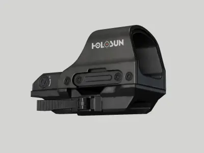 Holosun HS510C REFLEX SIGHT Low-poly 3D model