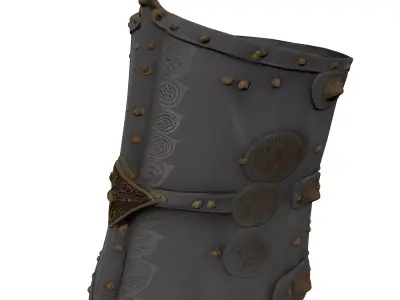 Ornate Medieval Cuirass Armor 3D model