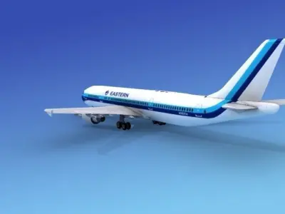Airbus A300 Eastern 1 3D model