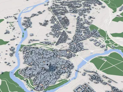 Toledo City Spain 3D model