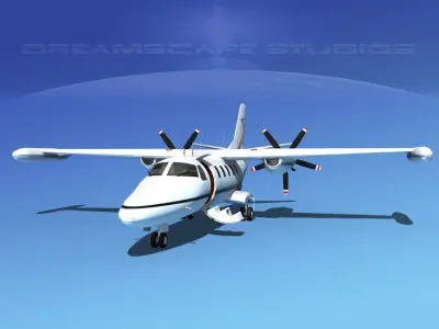 Dreamscape AF-44 Star Executive V08 3D model
