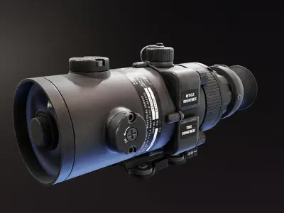 AN PVS4 Night Vision Low-poly 3D model