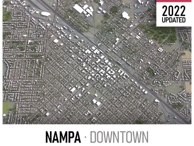 Nampa Low-poly 3D model