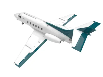 Hawker 125 3D model