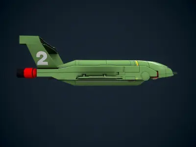 Nave Thunderbird 2 3D print model