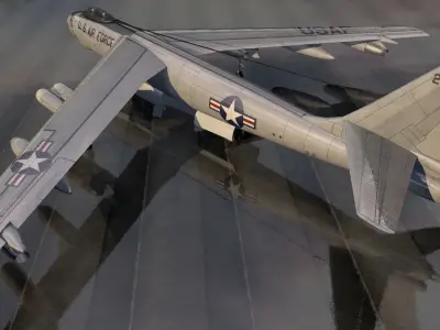 Boeing B-47E Stratojet 3D model