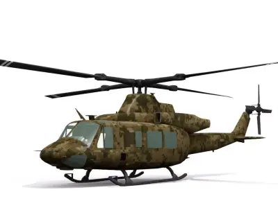 UH 2 Venom Low-poly 3D model