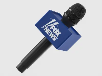 Fox News Microphone 3D model