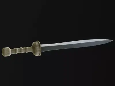 Gladiator Sword Low-poly 3D model