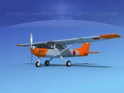 Cessna T-41 Mescalero Japanese AF 3D model