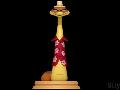 Mr Hubert Snake - The Bad Guys 3D print model